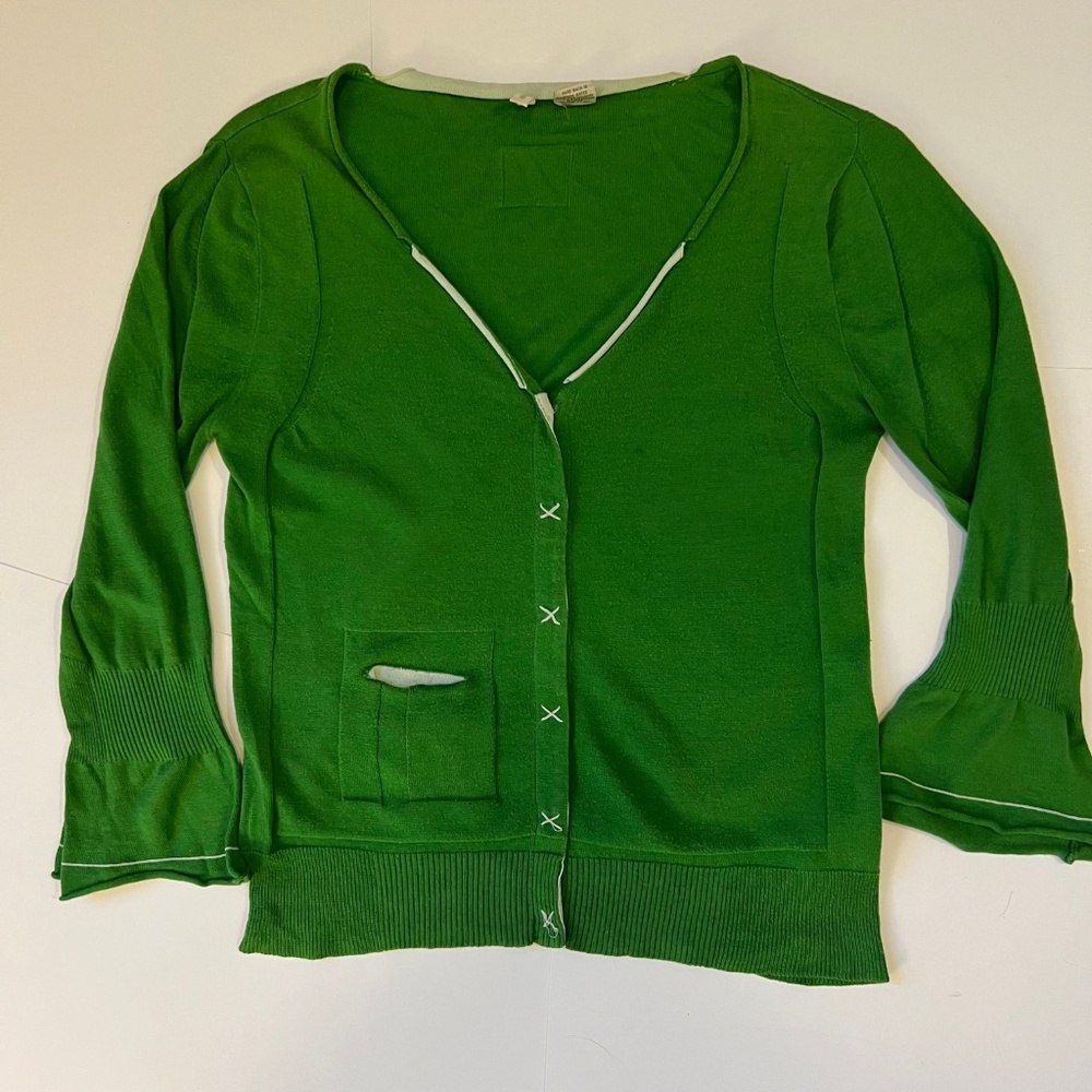 Green Anthropologie Top. Size Small.